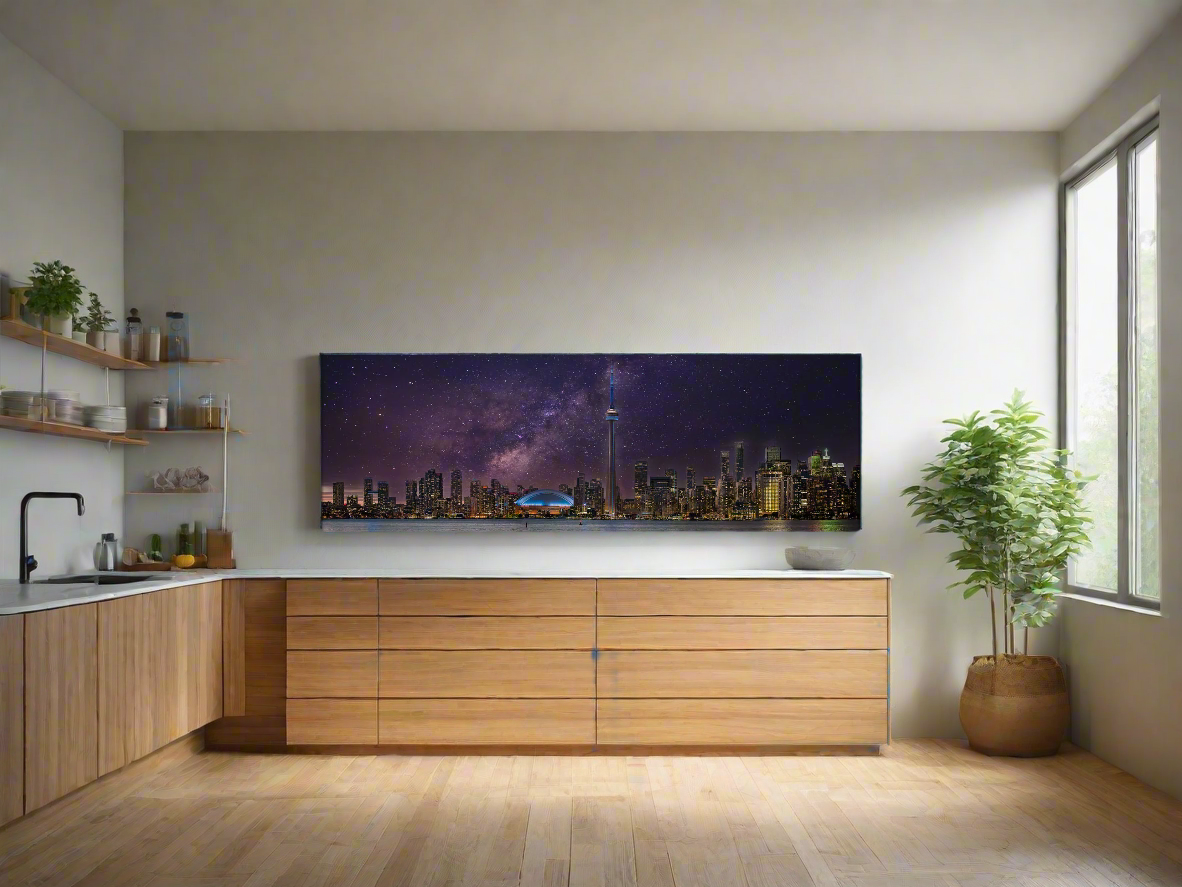 Toronto and Starry Sky -Wall decor Large Format