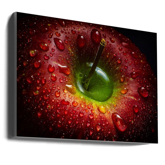 Artwork Red Apple. Food36X24inches- Unframed