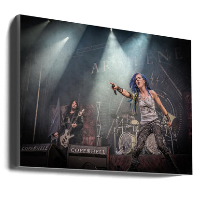 Arch Enemy - Color- -Poster Music Wall Artwork Gallery Wrapped (Ready to Hang)