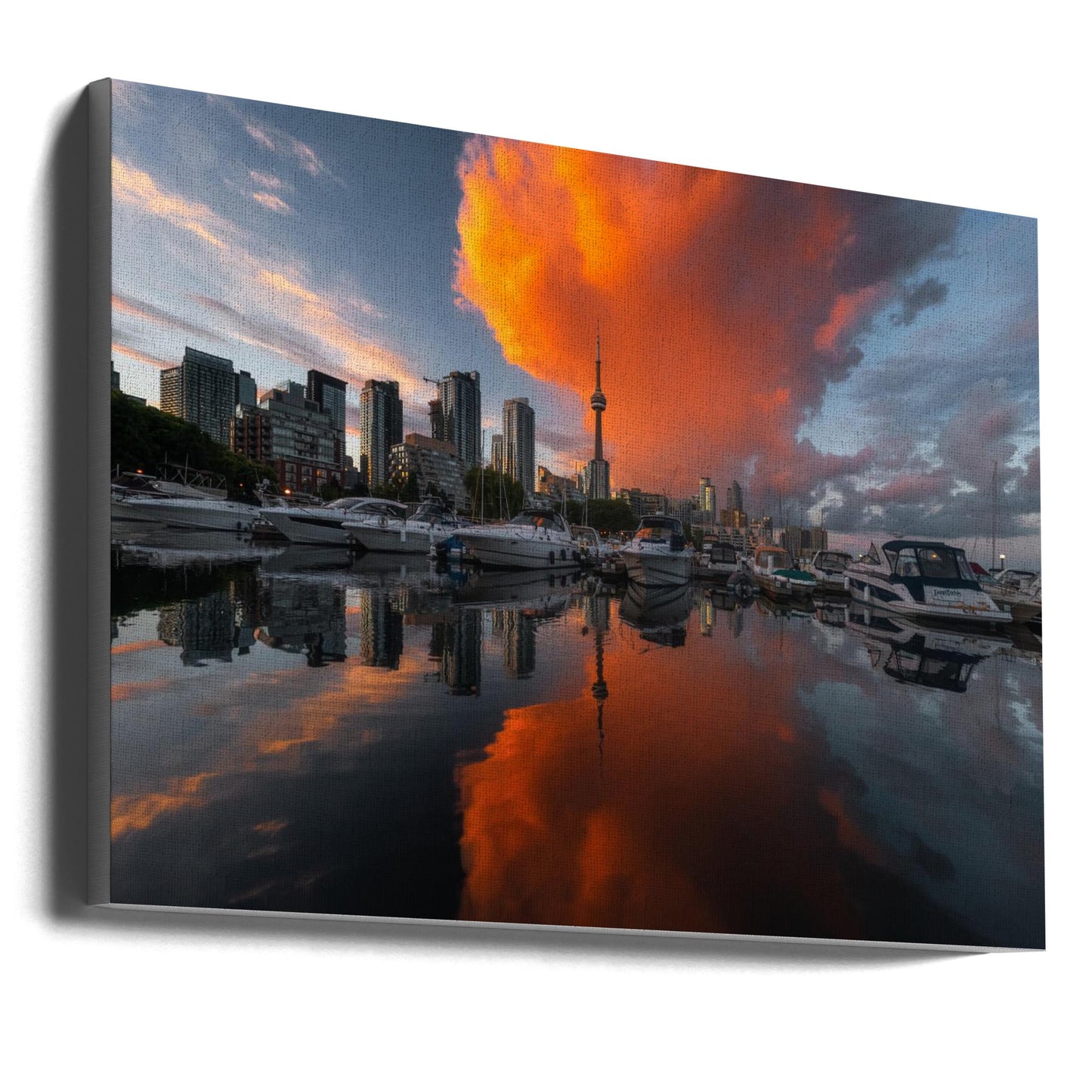 Burn in Toronto-Wall Art Gallery Wrapped (Ready to Hang)-36X24inches