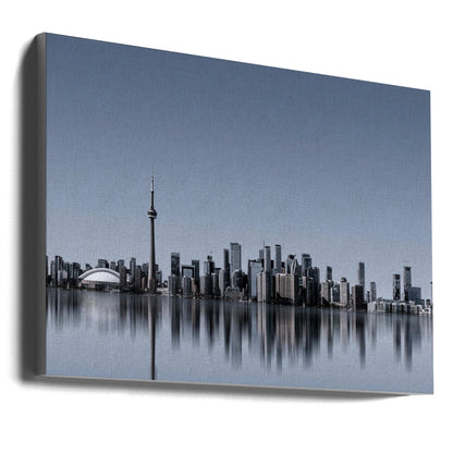 Toronto Skyline-Wall Art Gallery Wrapped (Ready to Hang)-36X24inches