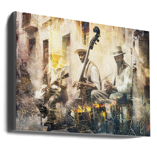 Wall art Music Art Illustration 11 Jazz Band