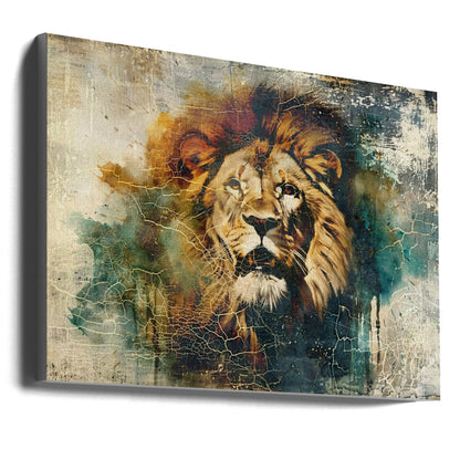 Wall art Lion Animal Vintage Art Illustration Wallart 06