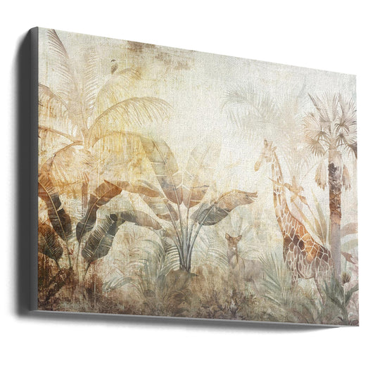 Wall art Jungle Leaves Art Illustration Wallart 06