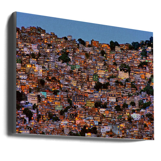 Wall Art Nightfall in the Favela da Rocinha