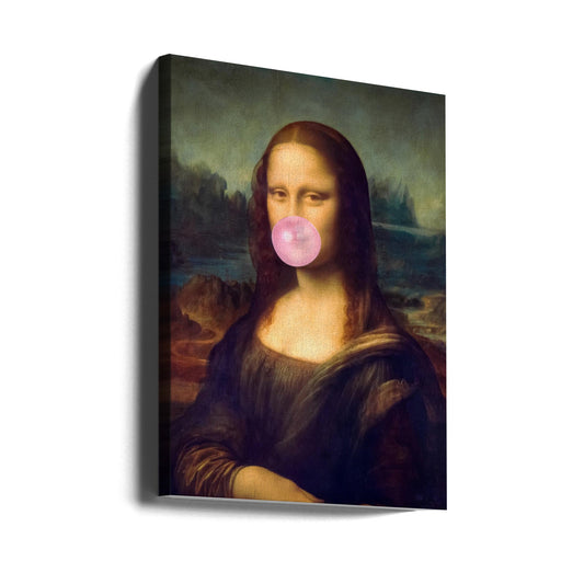 Wall art Mona Lisa Bubble Gum