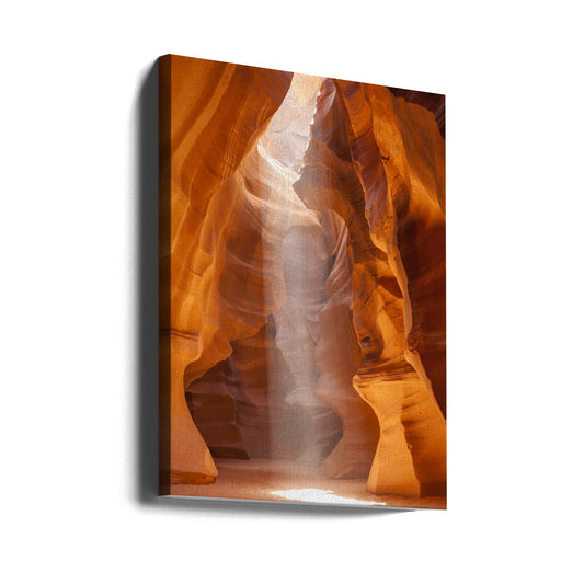 Wall art ANTELOPE CANYON Unique Lightbeam