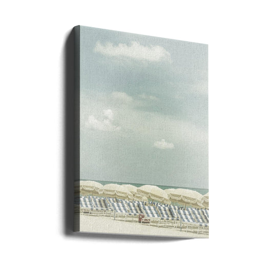 Wall art Vintage beach scene