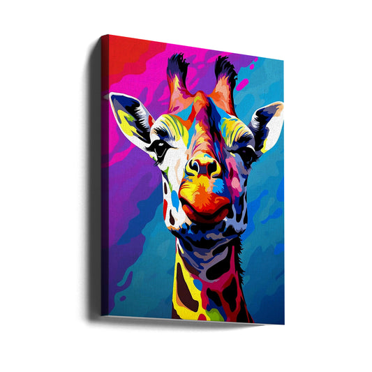 Wall art Giraffe Pop Art