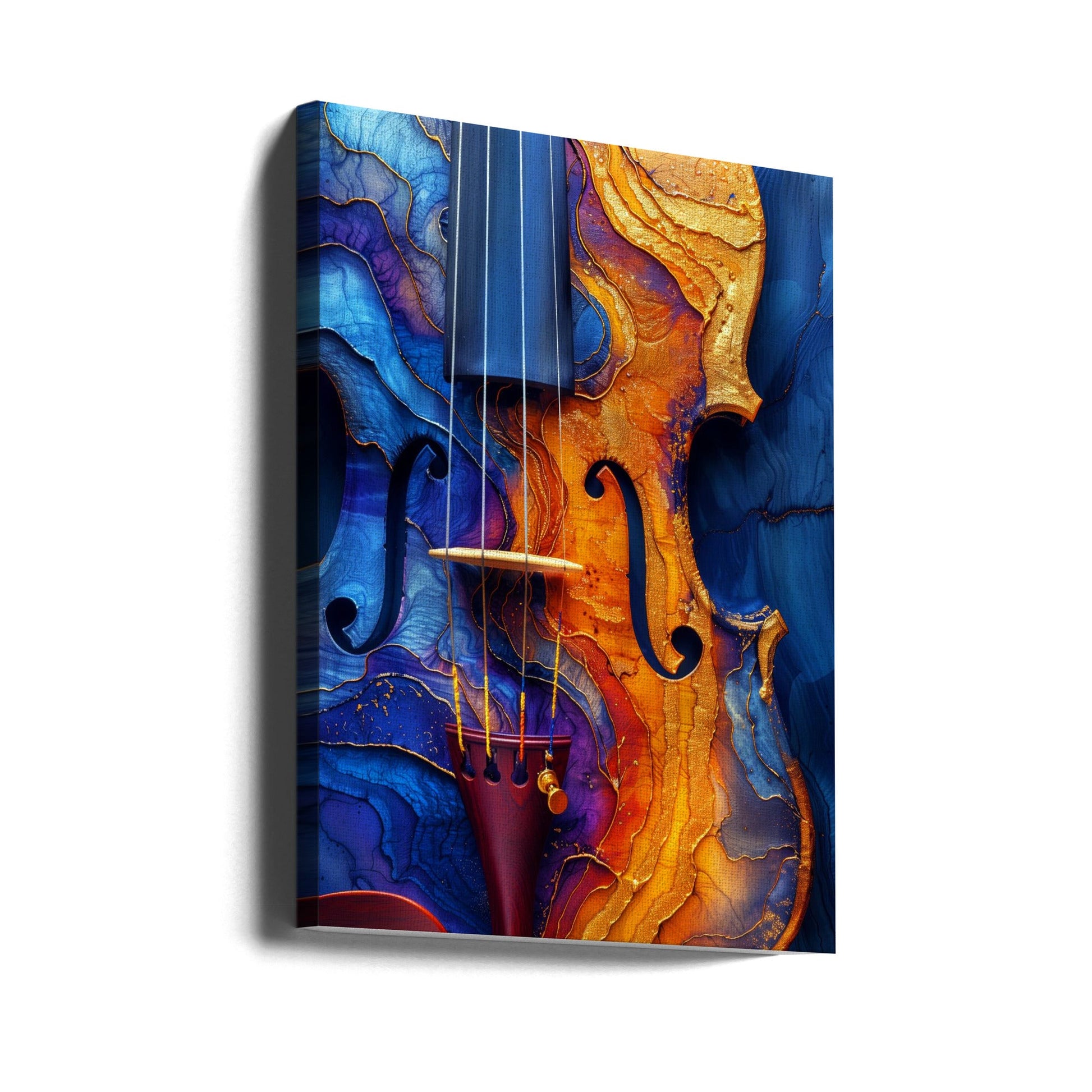 Music Violin 2--Poster Music Wall Artwork Gallery Wrapped (Ready to Hang)