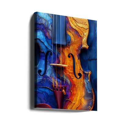 Music Violin 2--Poster Music Wall Artwork Gallery Wrapped (Ready to Hang)