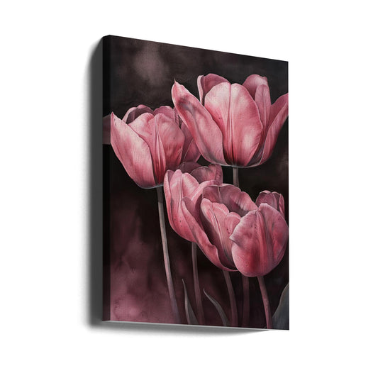 Wall art Purple Tulip 3