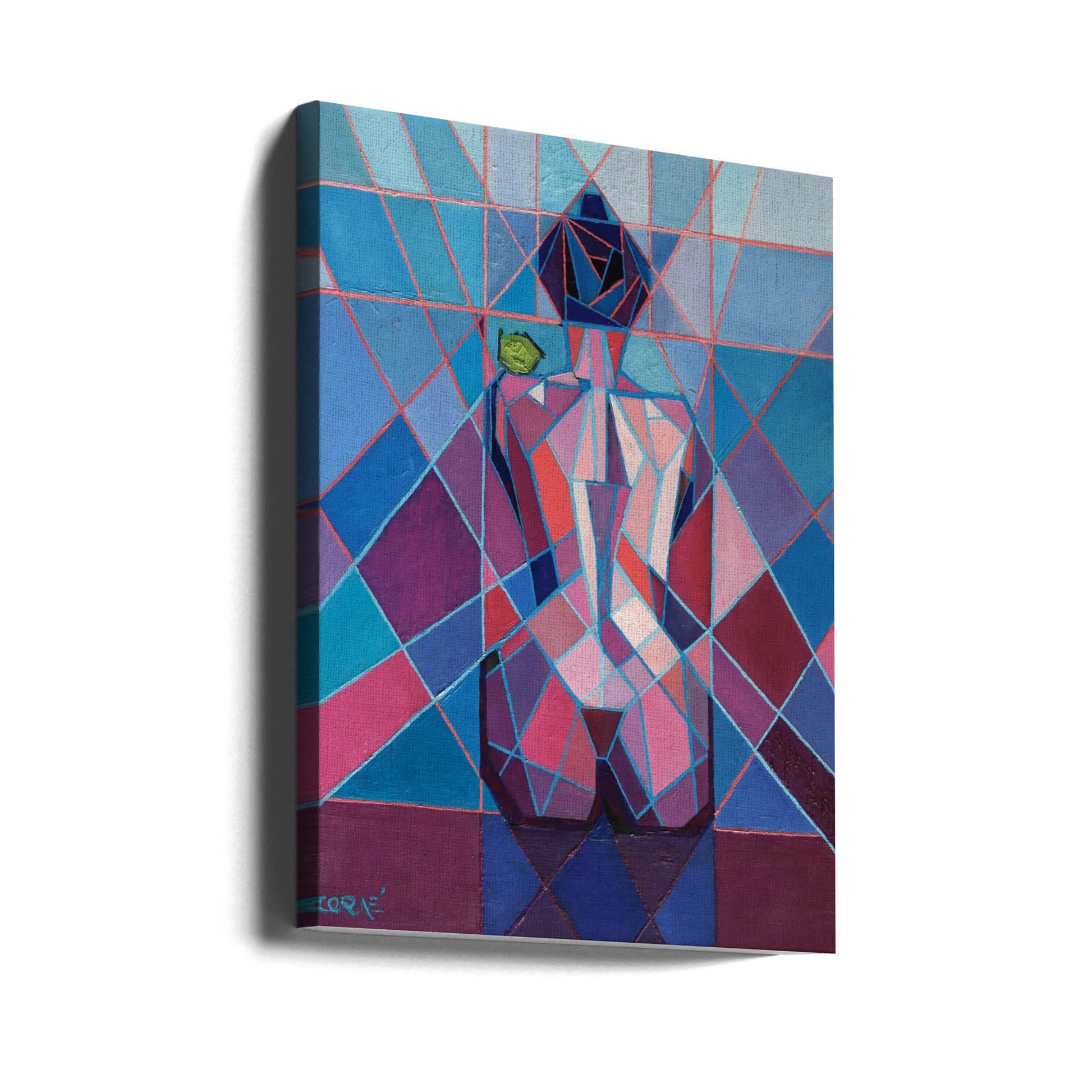  Cubist Woman (2010) Wall Artwork Gallery Wrapped (Ready to Hang)