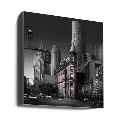 Canadian Flatiron-Wall Art Gallery Wrapped (Ready to Hang)-24X24inches