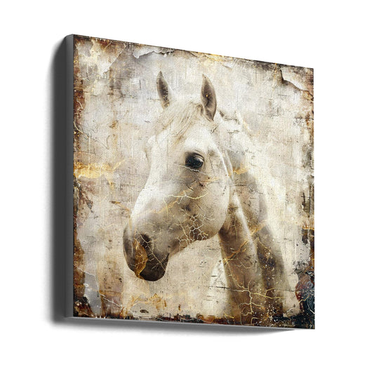 Wall art Horse Vintage Art Illustration 02