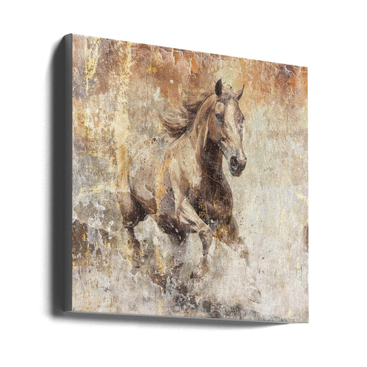 Wall art Horse Vintage Art Illustration 08