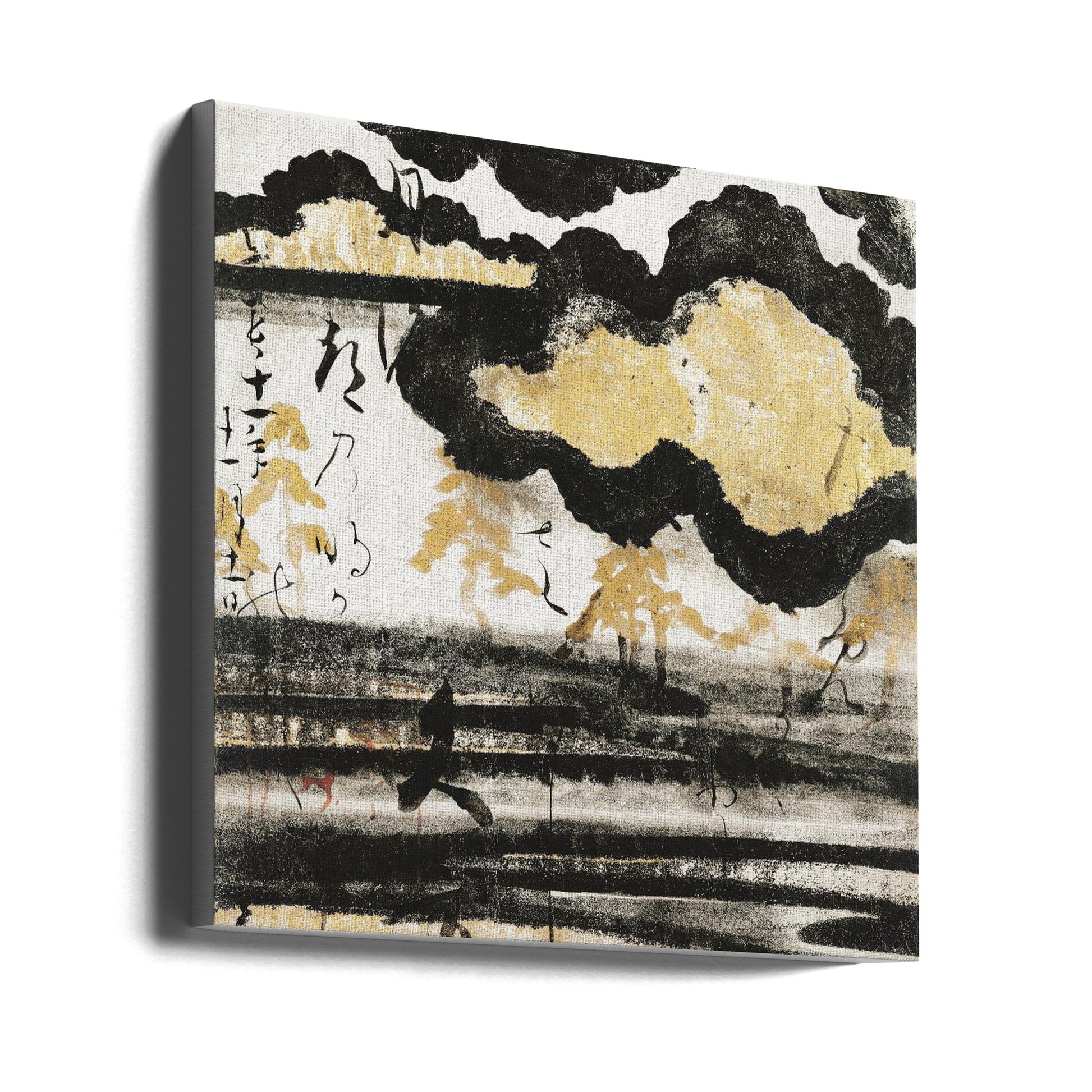 Abstract Art Canvas Print-wall-art-pine-on-a-beach-1606-by-hon-039-ami-koetsu-24X24