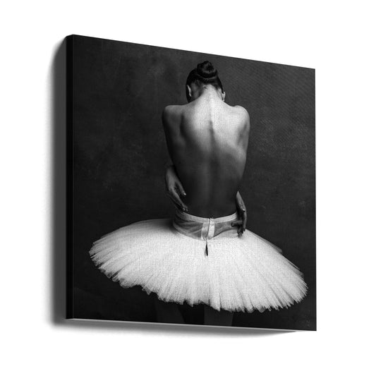 Artwork- ballerina's back 2-24X24inches-Gallery Wrapped (Ready to Hang)