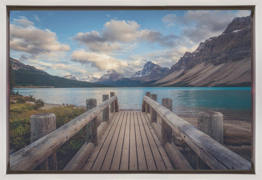  The Bridge Wall Artwork In Black Floating Frame