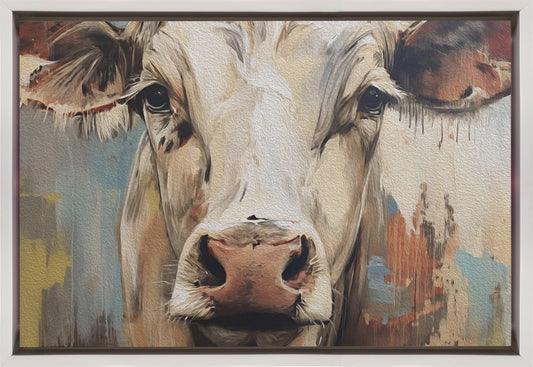  Cow No 1 Wall Artwork Gallery Wrapped (Ready to Hang)