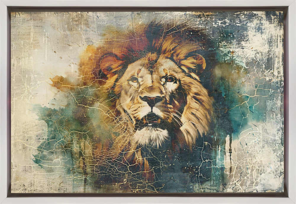 Wall art Lion Animal Vintage Art Illustration Wallart 06