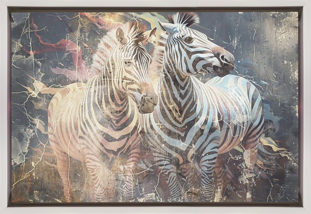 Wall art Zebra Animal Vintage Art Illustration Wallart 03