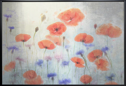  Poppy Wall Artwork Gallery Wrapped (Ready to Hang)