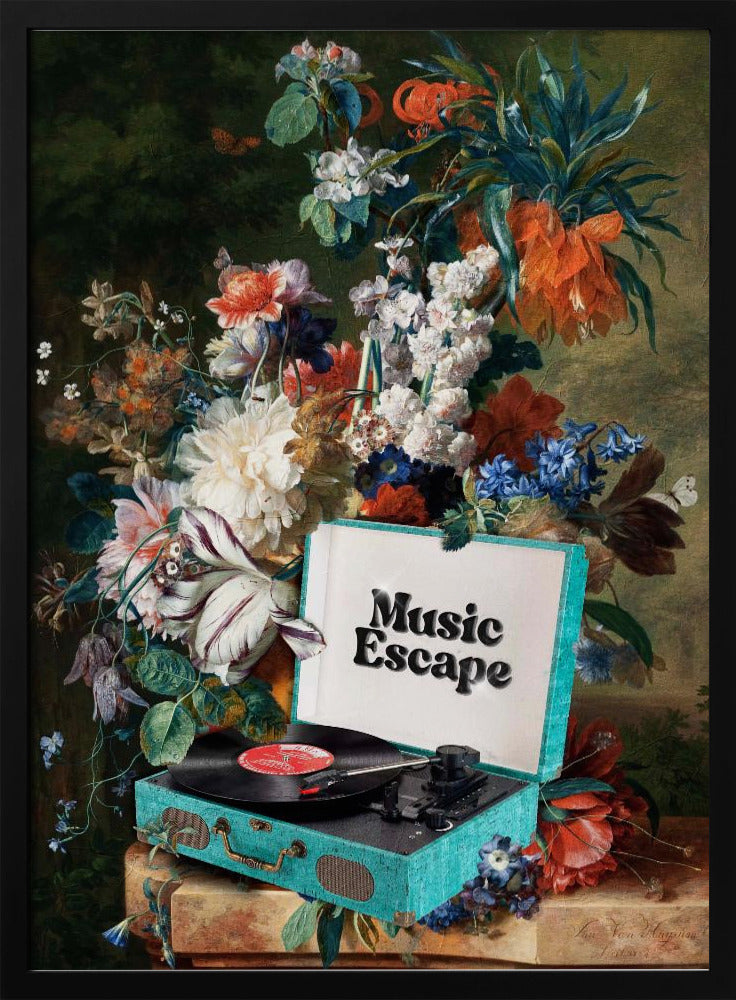 Music Escape-  Wall Artwork Gallery Wrapped (Ready to Hang)