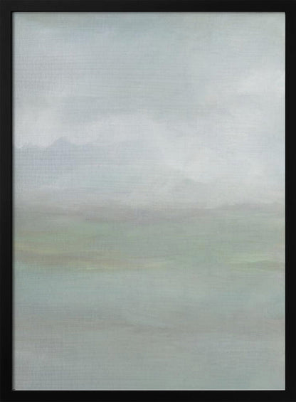 Artwork- Rough Seas Oil Panel  7-16X20inches-In White Floating Frame