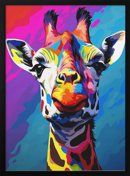 Wall art Giraffe Pop Art