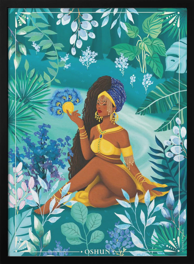 Wall art Oshun Orisha Goddess