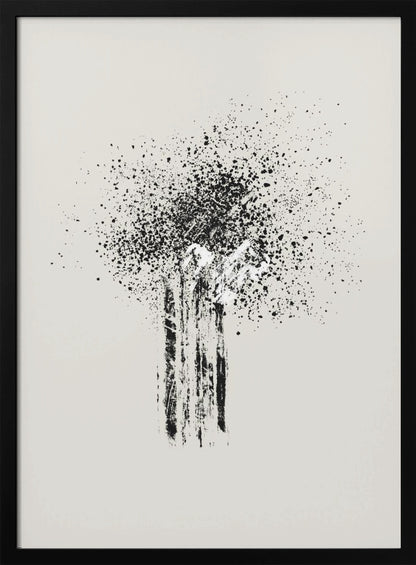 Wall art Brush splatters #5