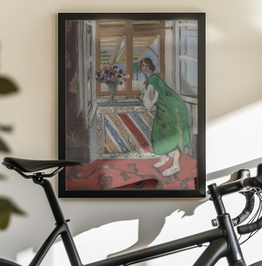 Artwork  Jeune Fille a La Mauresque Original 1940 16X20-inches