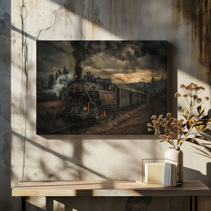 Wall art Gold digger train