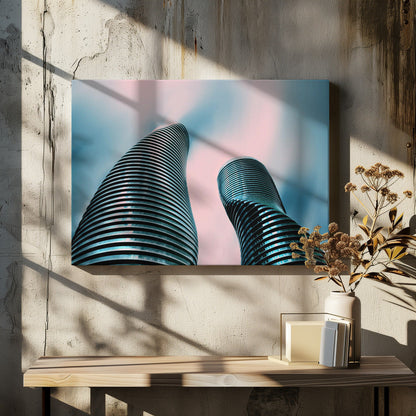  Organic but Different II Mississauga Wall Artwork In White Floating Frame