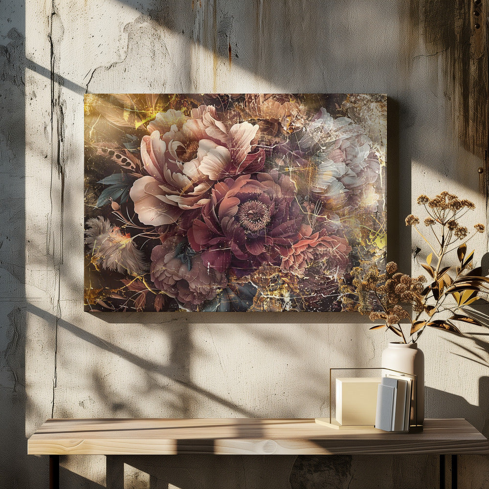 Wall art Flower Floral Art Illustration Wallart 096