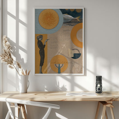 Abstract Art Canvas Print-wall-art-let-039-s-misbehave-36X48inches