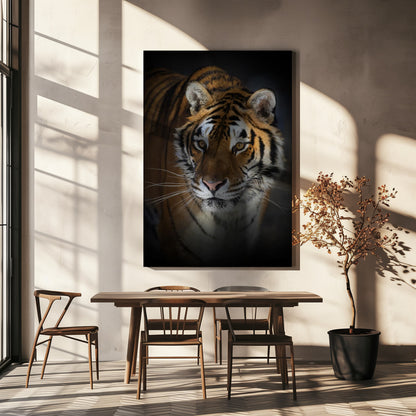 Wall art Portrait of a Siberian Tiger