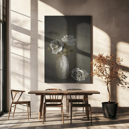  Softened Wall Artwork In White Floating Frame