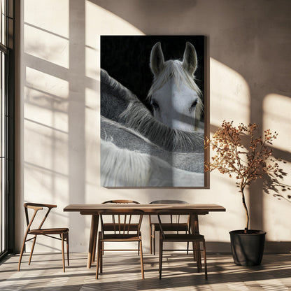  Look Wall Artwork In White Floating Frame