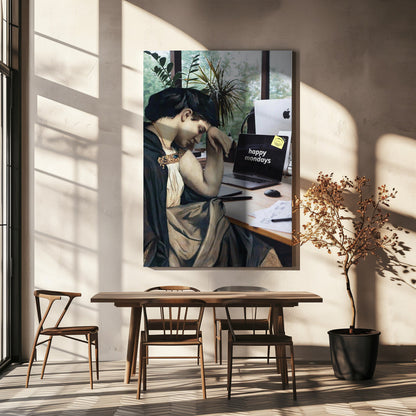 canvas prints Happy Mondays36X48inches- Black Frame