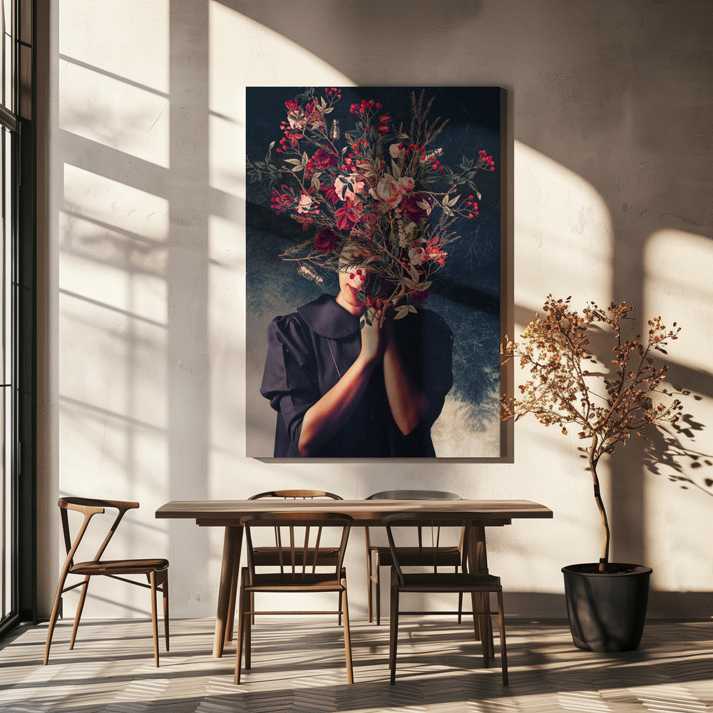 Artwork The Autumns After I Found You36X48inches- Black Frame