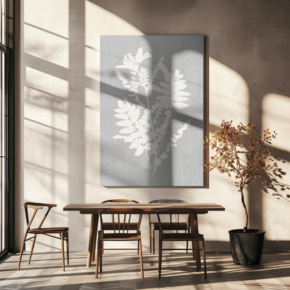 Artwork- Botanical Illustration 9-24X36inches-In Black Floating Frame