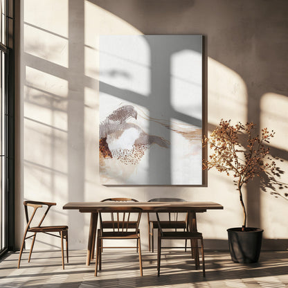 Artwork- Invisible world Iv-24X36inches-In Black Floating Frame