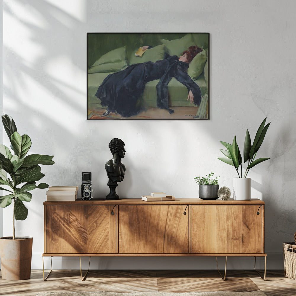 Jove Decadent Wall Artwork In White Floating Frame