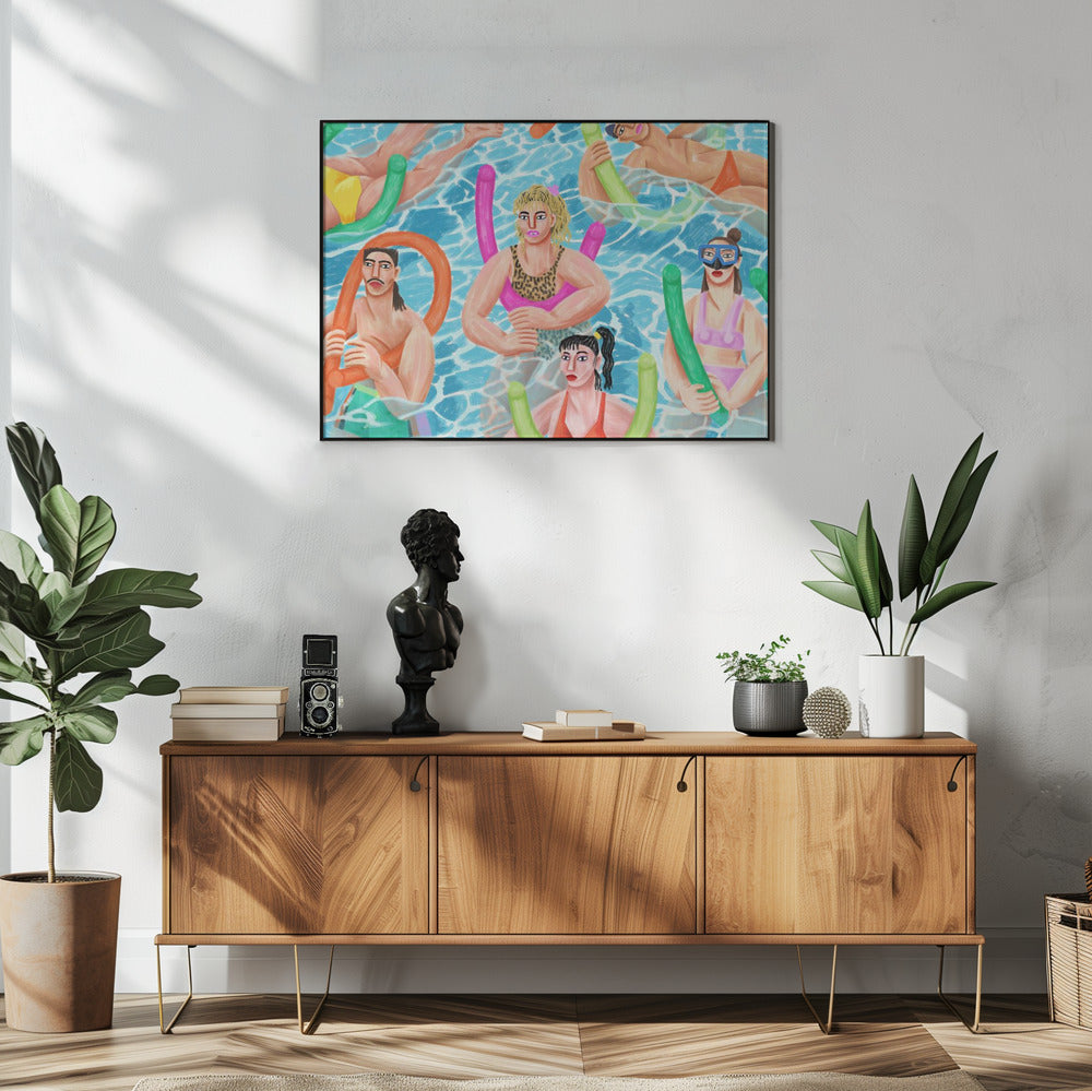  SupplÃ©ment Frite Wall Artwork In White Floating Frame