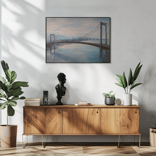 Wall art-Ermilkina Waltwhitmanbridge 36x48 Oil