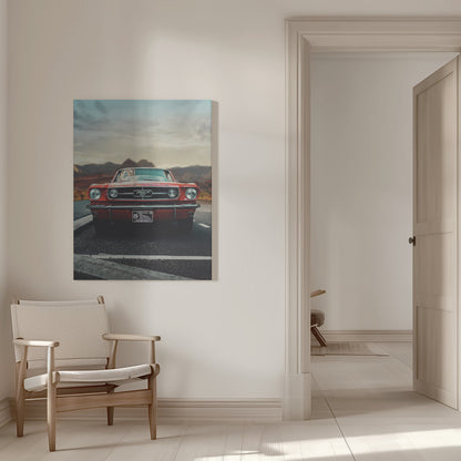 Wall art Vintage Car Love