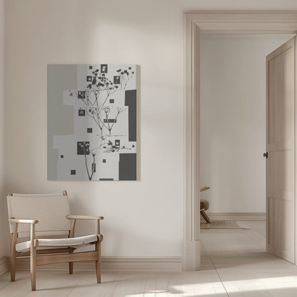 Artwork- Nature Morte #11-36X48inches-In White Floating Frame