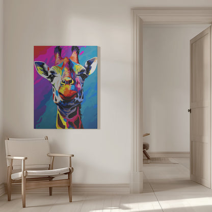 Wall art Giraffe Pop Art